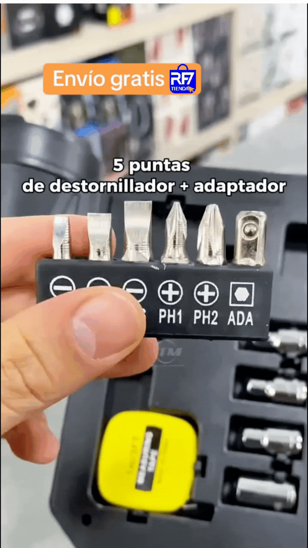 Kit 3 en 1: Linterna + Herramientas + Cargador