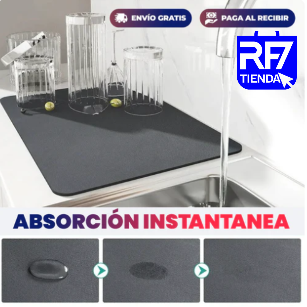 Tapete De Secado Rapido Cocina (2 por 1)