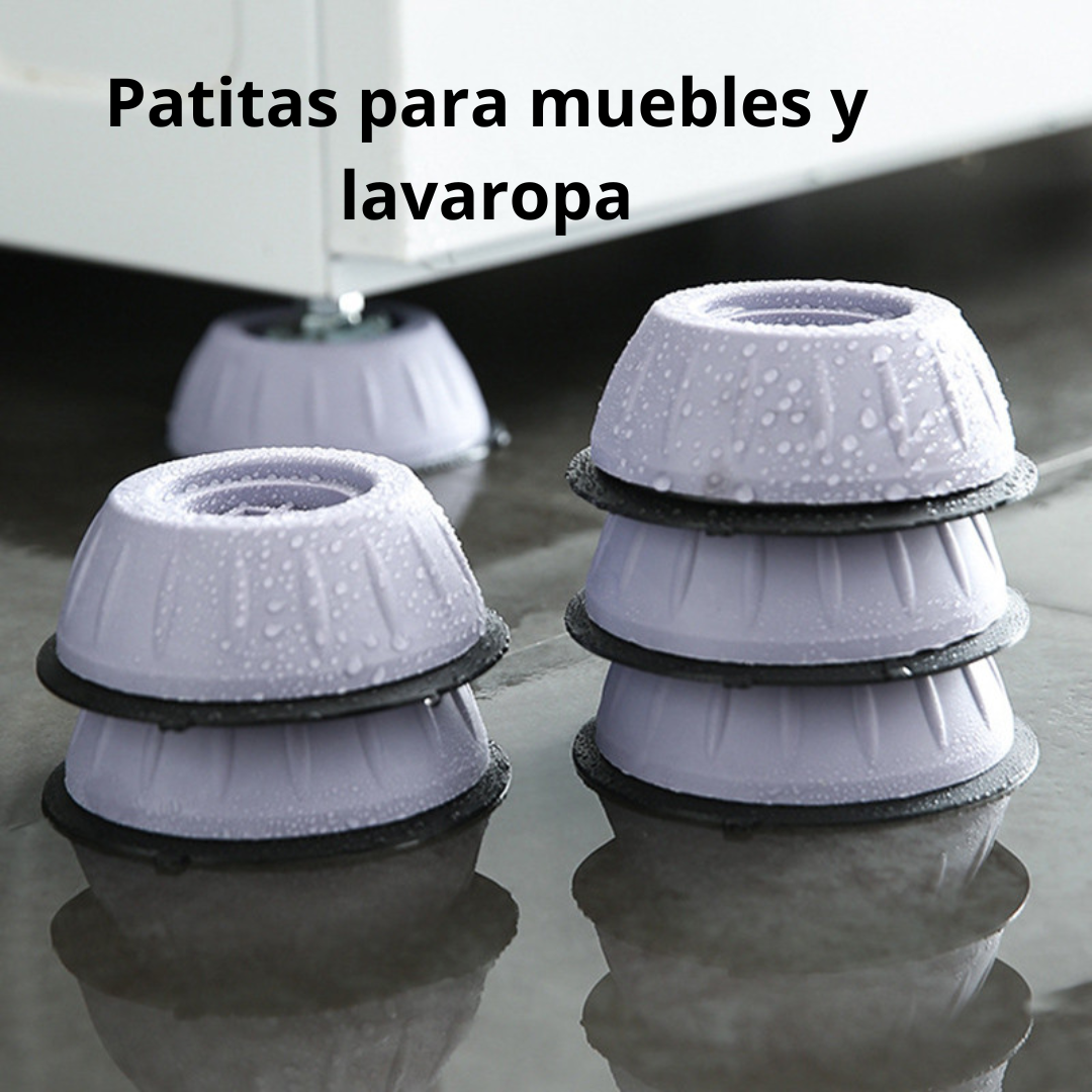 Patitas Para Lavadora y Muebles