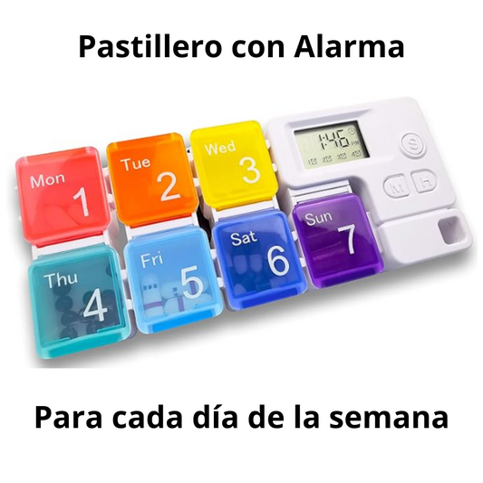 Pastillero con alarma