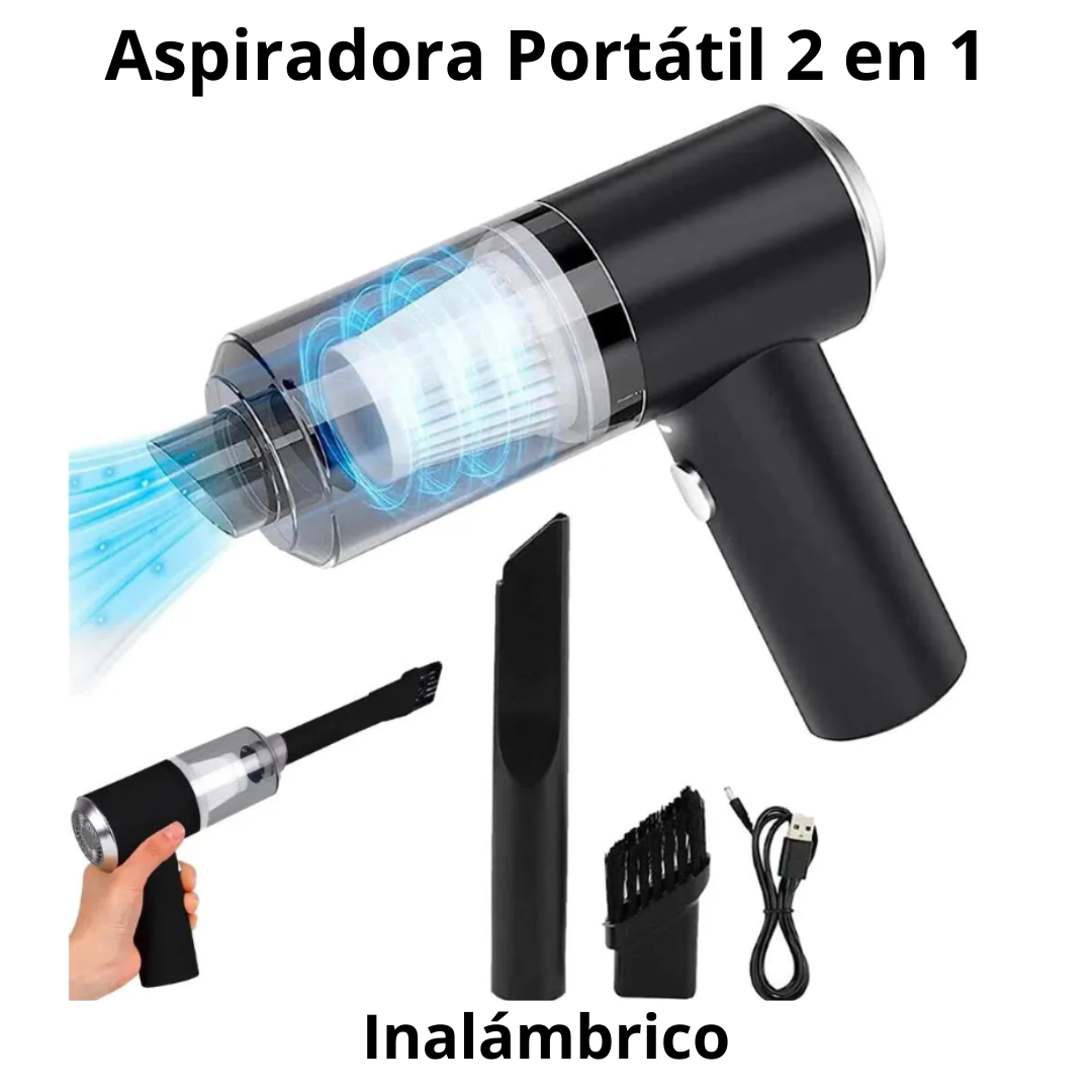 Aspiradora portatil 2en1